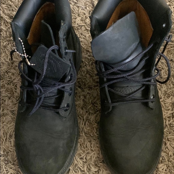 Black construction boots - Picture 3 of 5